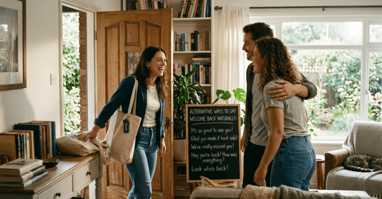 Alternative Ways to Say Welcome Back Naturally