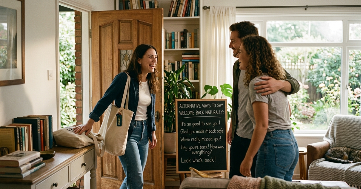 Alternative Ways to Say Welcome Back Naturally