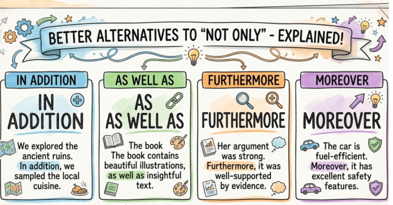 Another Way to Say Not Only: Better Alternatives Guide
