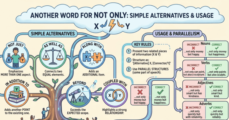 Another Word for Not Only: Simple Alternatives & Usage