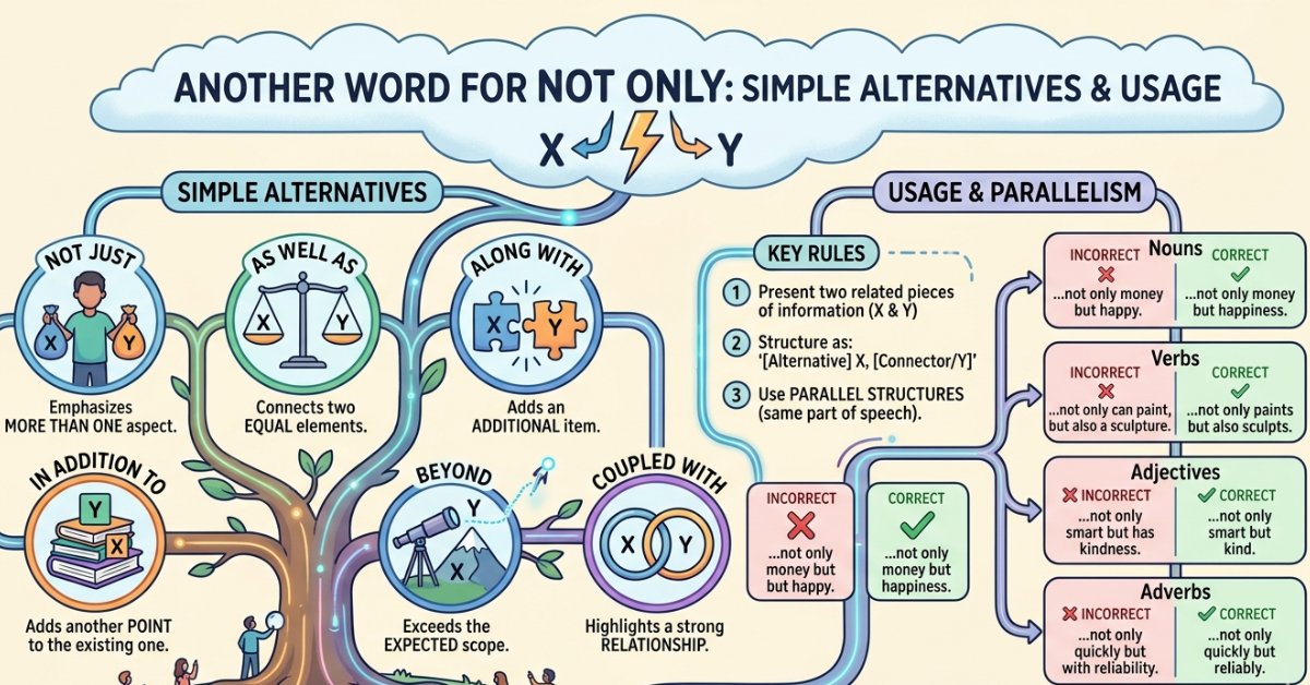 Another Word for Not Only: Simple Alternatives & Usage