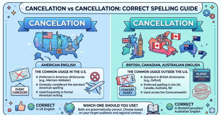 Cancelation vs Cancellation: Correct Spelling Guide