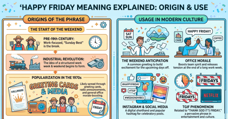 Happy Friday Meaning Explained: Origin & Use