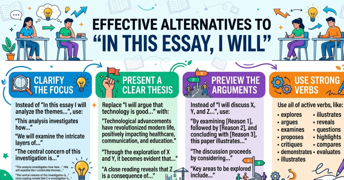 How to Write “In This Essay I Will” Effectively in Essays