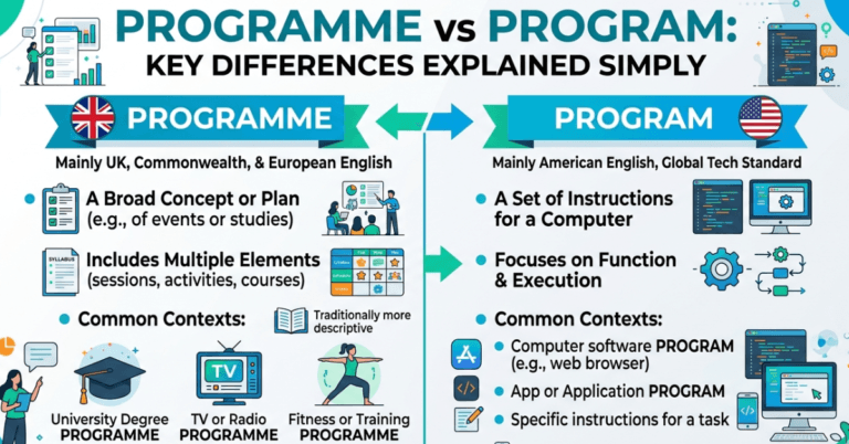 Programme vs Program Key Differences Explained Simply