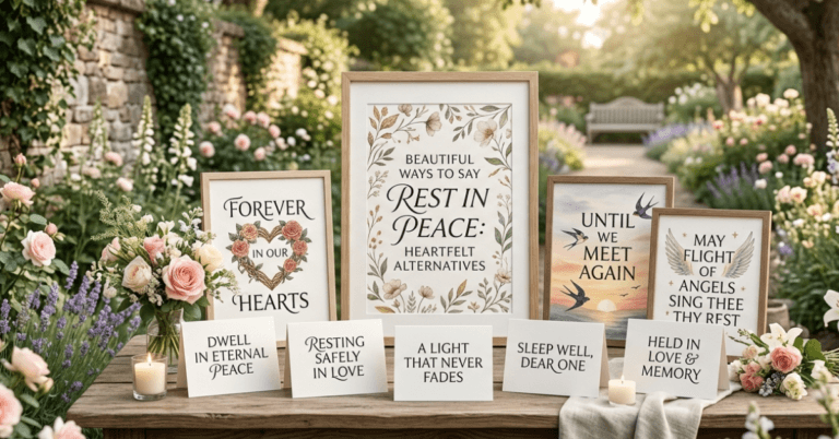 Beautiful Ways to Say Rest in Peace: Heartfelt Alternatives