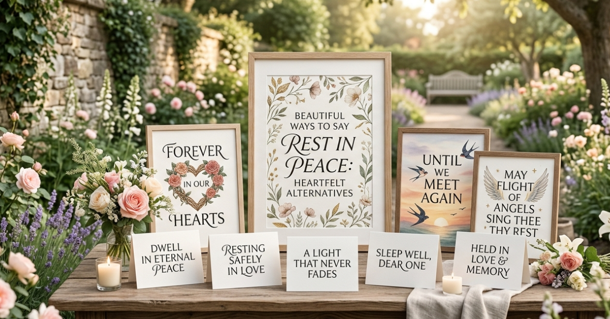 Beautiful Ways to Say Rest in Peace: Heartfelt Alternatives
