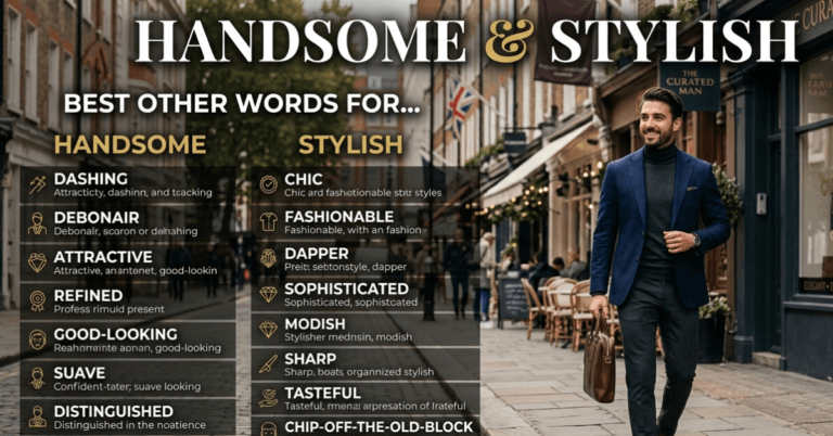 Best Other Words for Handsome & Stylish Synonyms Guide