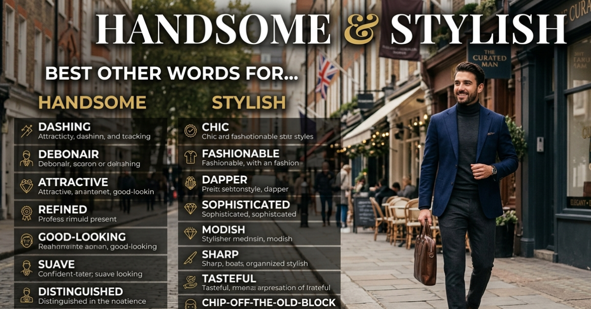 Best Other Words for Handsome & Stylish Synonyms Guide