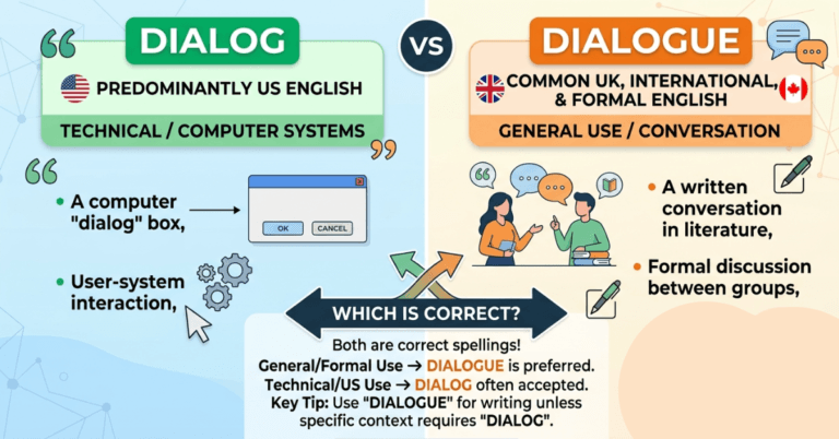 Dialog vs Dialogue: What's the Difference and Which Is Correct?