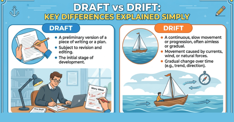 Draft vs Drift: Key Differences Explained Simply