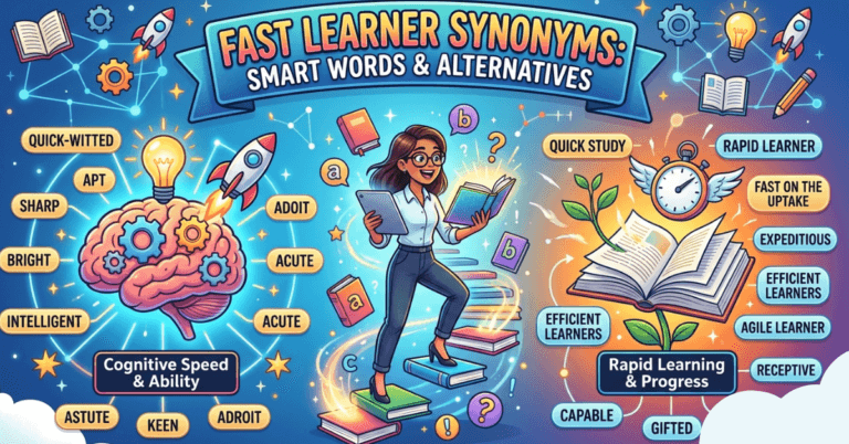 Fast Learner Synonyms: Smart Words & Alternatives