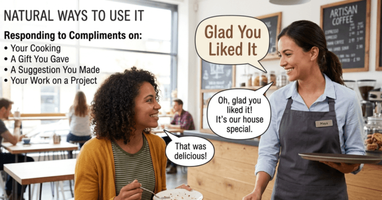 Glad You Liked It Meaning: Natural Ways to Use It