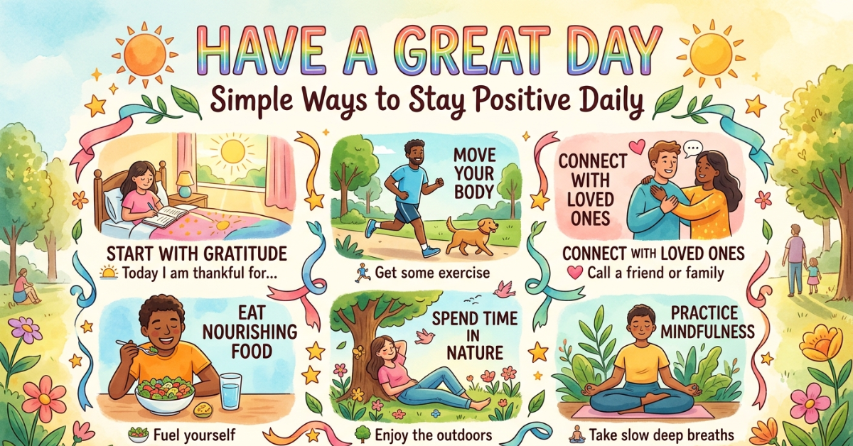 Have a Great Day: Simple Ways to Stay Positive Daily