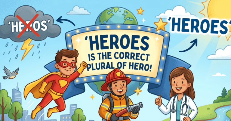 Heros or Heroes: Correct Spelling Explained Simply