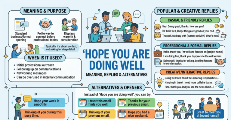 Hope You Are Doing Well: Replies, Meaning & Alternatives