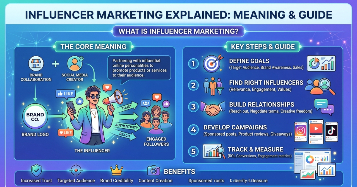 Influencer Marketing Explained: Meaning & Guide