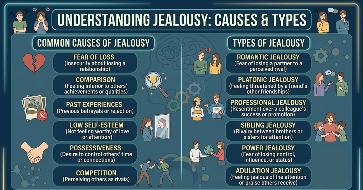 Jealousy Meaning Explained: Causes & Types