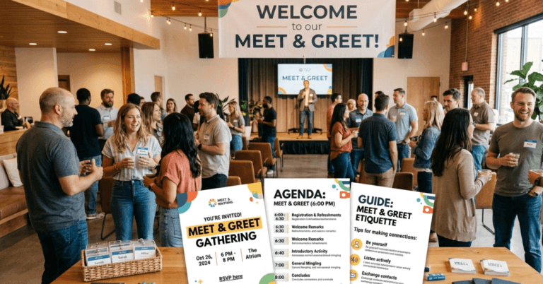 Meet and Greet Meeting: Invite, Agenda & Guide