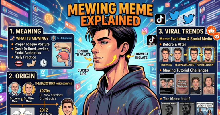 Mewing Meme Explained: Meaning, Origin & Viral Trends
