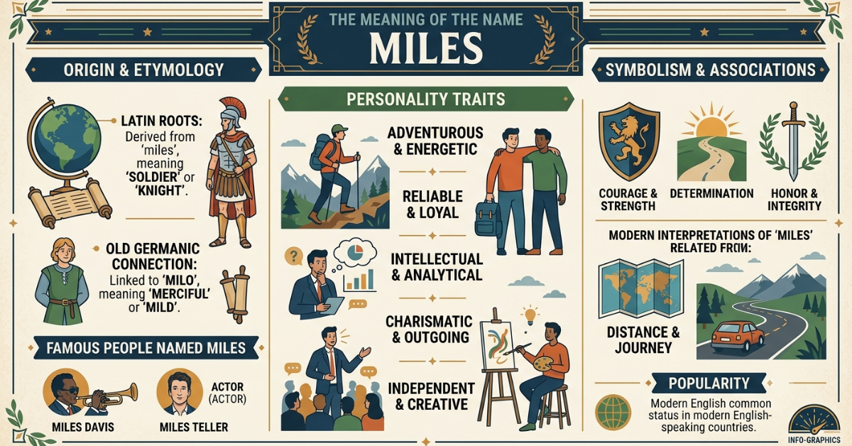 Miles Name Meaning: Origin, Personality & Symbolism