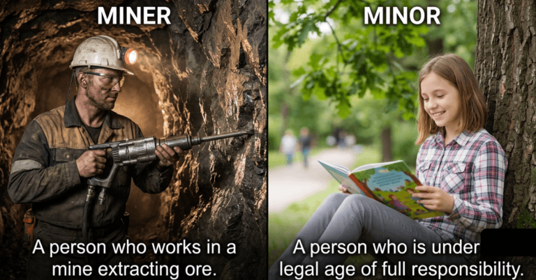 Miner vs Minor: Meaning, Differences & Examples