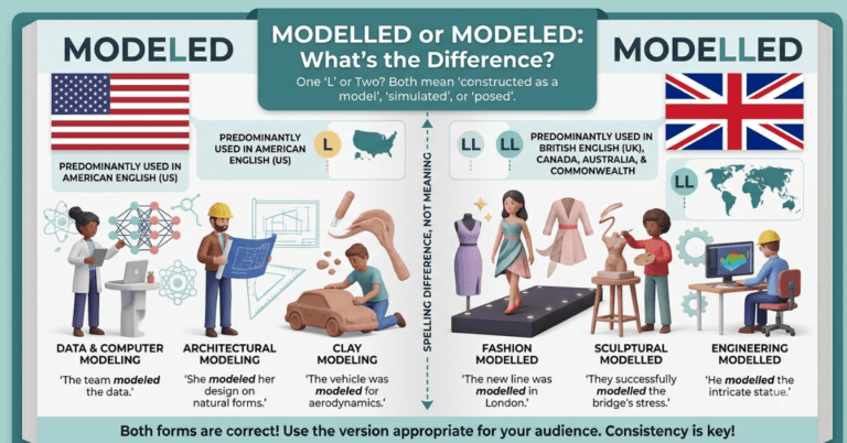 Modelled or Modeled: What’s the Difference?