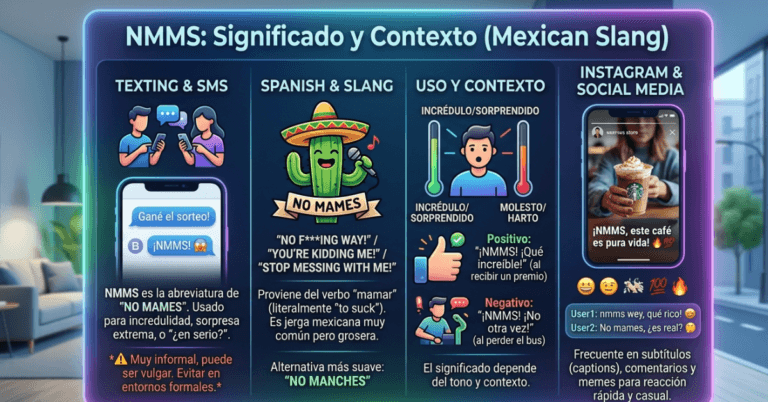 NMMS Meaning in Text, Spanish, Slang, and Instagram