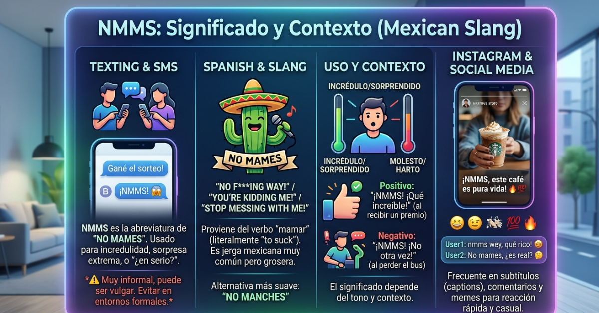 NMMS Meaning in Text, Spanish, Slang, and Instagram