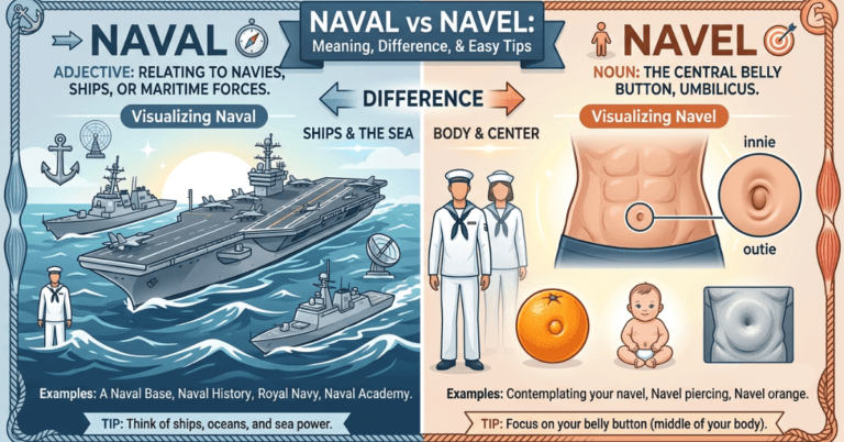 Naval vs Navel: Meaning, Difference, and Easy Tips