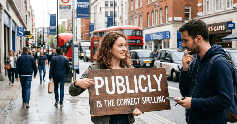 Publically or Publicly: Which Spelling Is Correct?