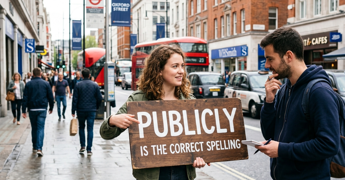 Publically or Publicly: Which Spelling Is Correct?