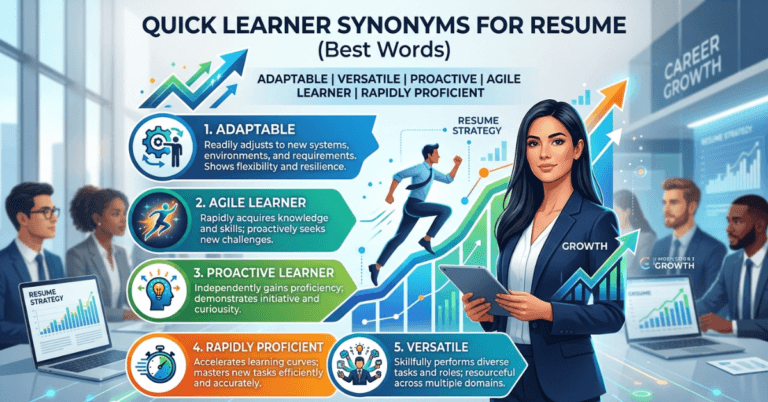 Quick Learner Synonyms for Resume: Best Words