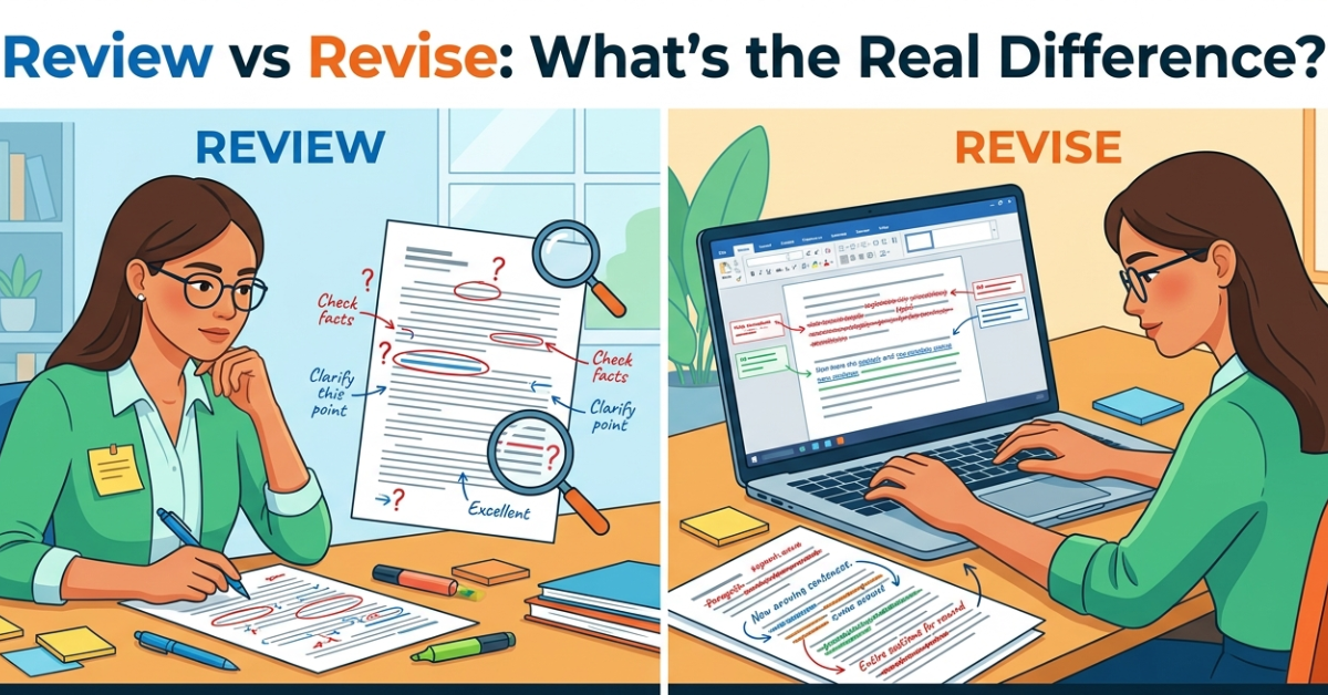 Review vs Revise: What’s the Real Difference?