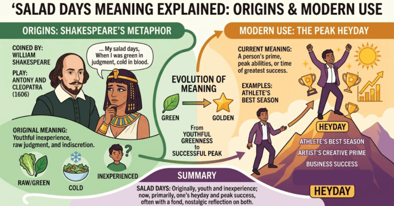 Salad Days Meaning Explained: Origins & Modern Use