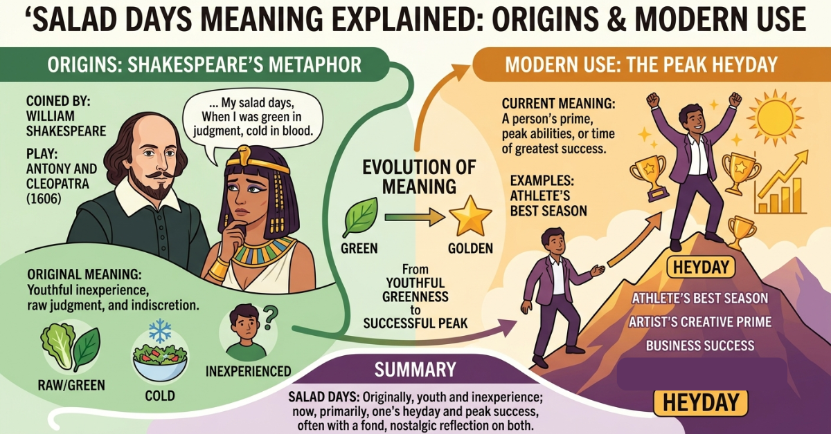 Salad Days Meaning Explained: Origins & Modern Use