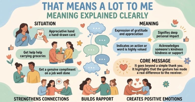 That Means a Lot to Me Meaning Explained Clearly
