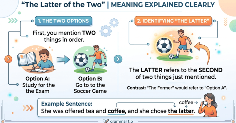 The Latter of the Two Meaning Explained Clearly