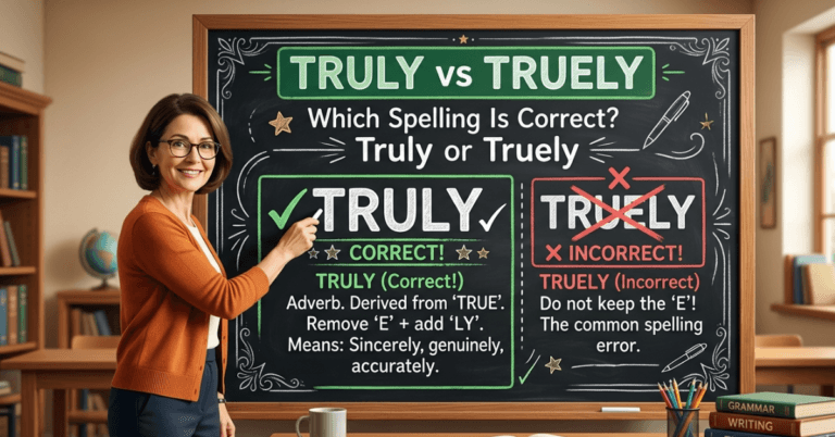 Truly or Truely: Which Spelling Is Correct?