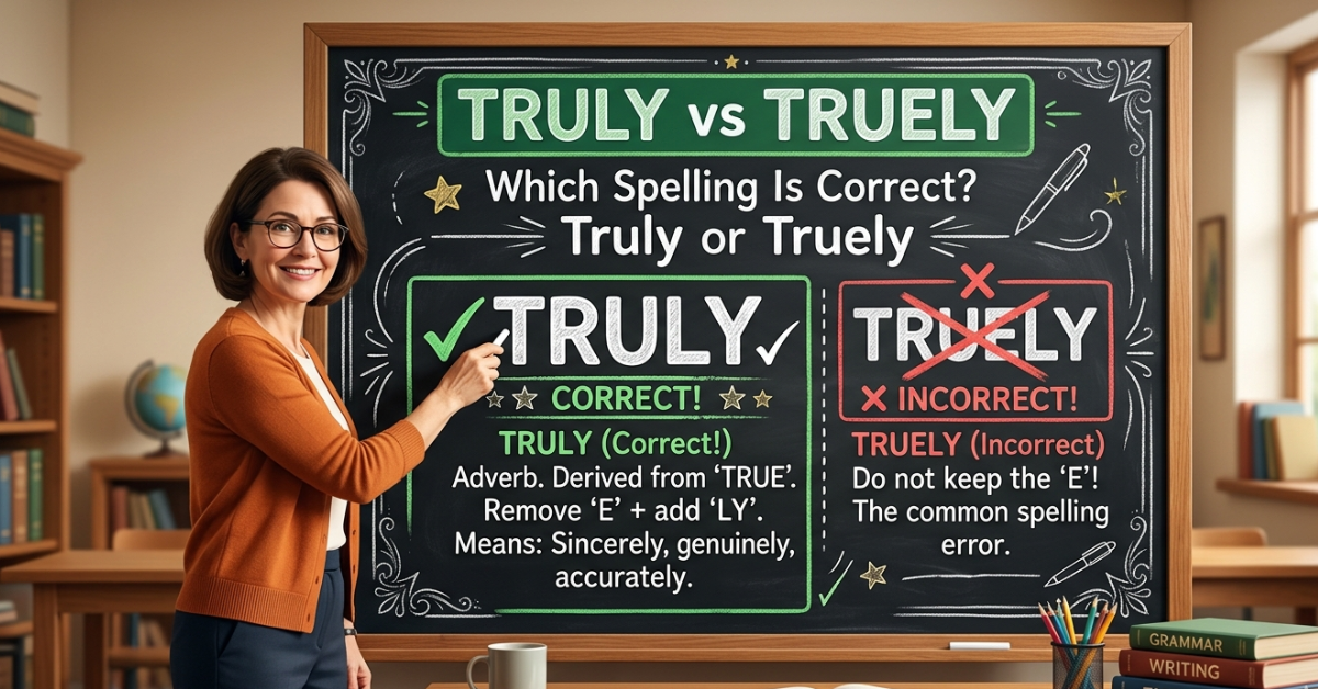 Truly or Truely: Which Spelling Is Correct?
