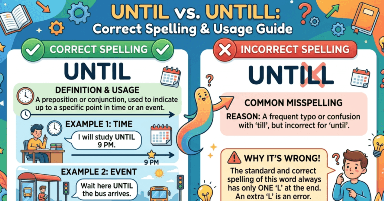 Until vs Untill: Correct Spelling and Usage Guide