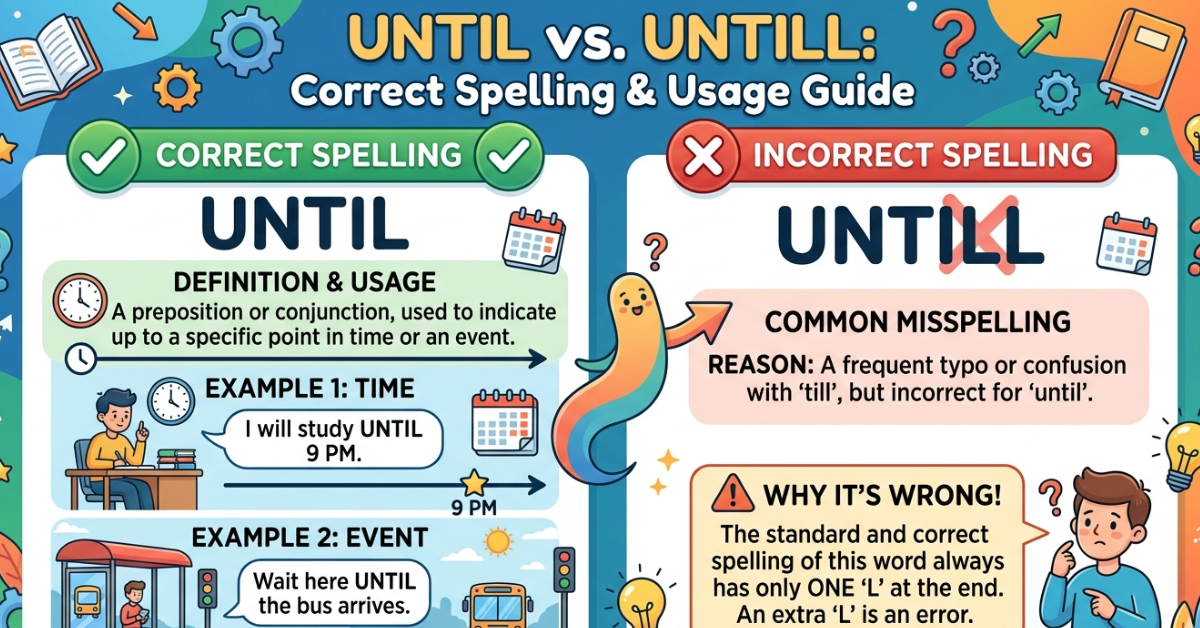 Until vs Untill: Correct Spelling and Usage Guide