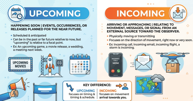 Upcoming or Incoming: What's the Difference?