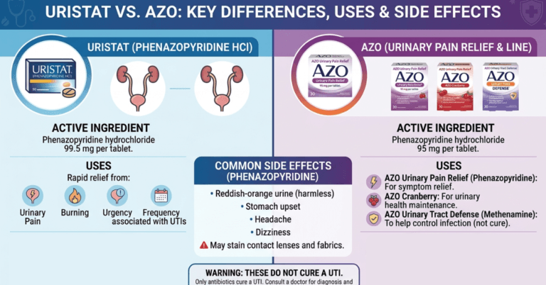 Uristat vs AZO: Key Differences, Uses & Side Effects