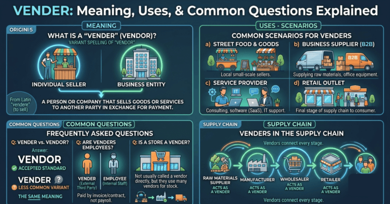 Vender: Meaning, Uses, and Common Questions Explained
