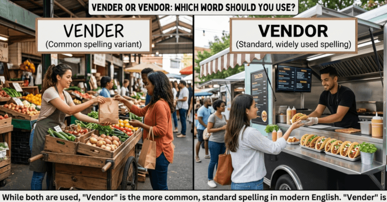 Vender or Vendor: Which Word Should You Use?
