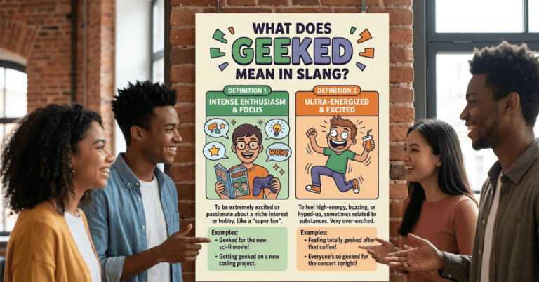 What Does Geeked Mean in Slang? Explained