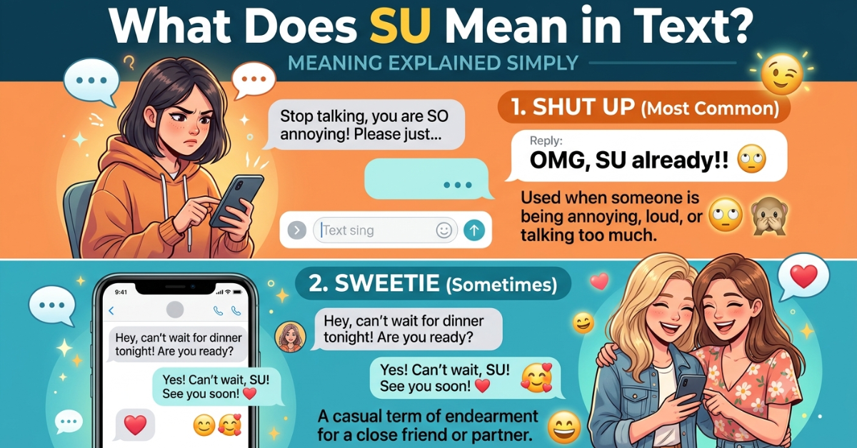 What Does SU Mean in Text? Meaning Explained Simply