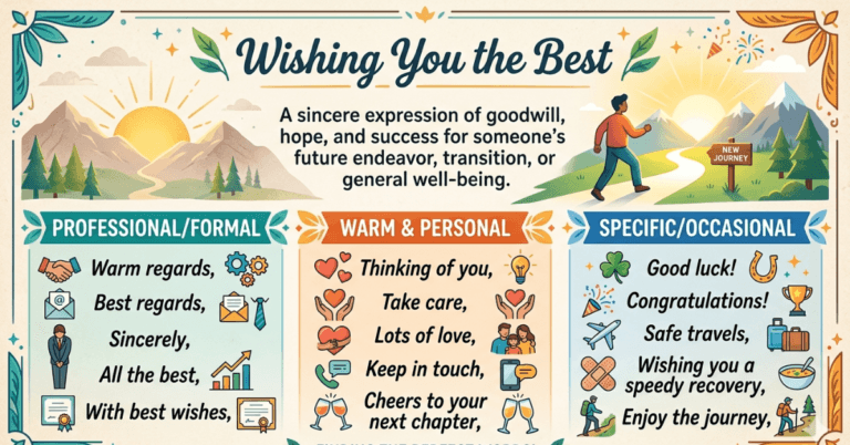 Wishing You the Best: Meaning and Best Alternatives
