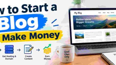 how to start a blog and make money